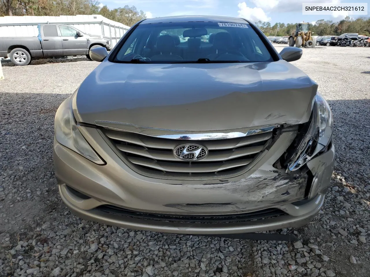 2012 Hyundai Sonata Gls VIN: 5NPEB4AC2CH321612 Lot: 78190744