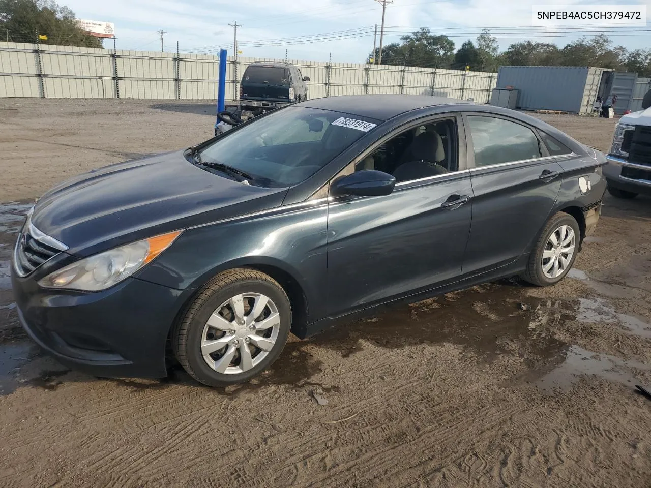 2012 Hyundai Sonata Gls VIN: 5NPEB4AC5CH379472 Lot: 78231914