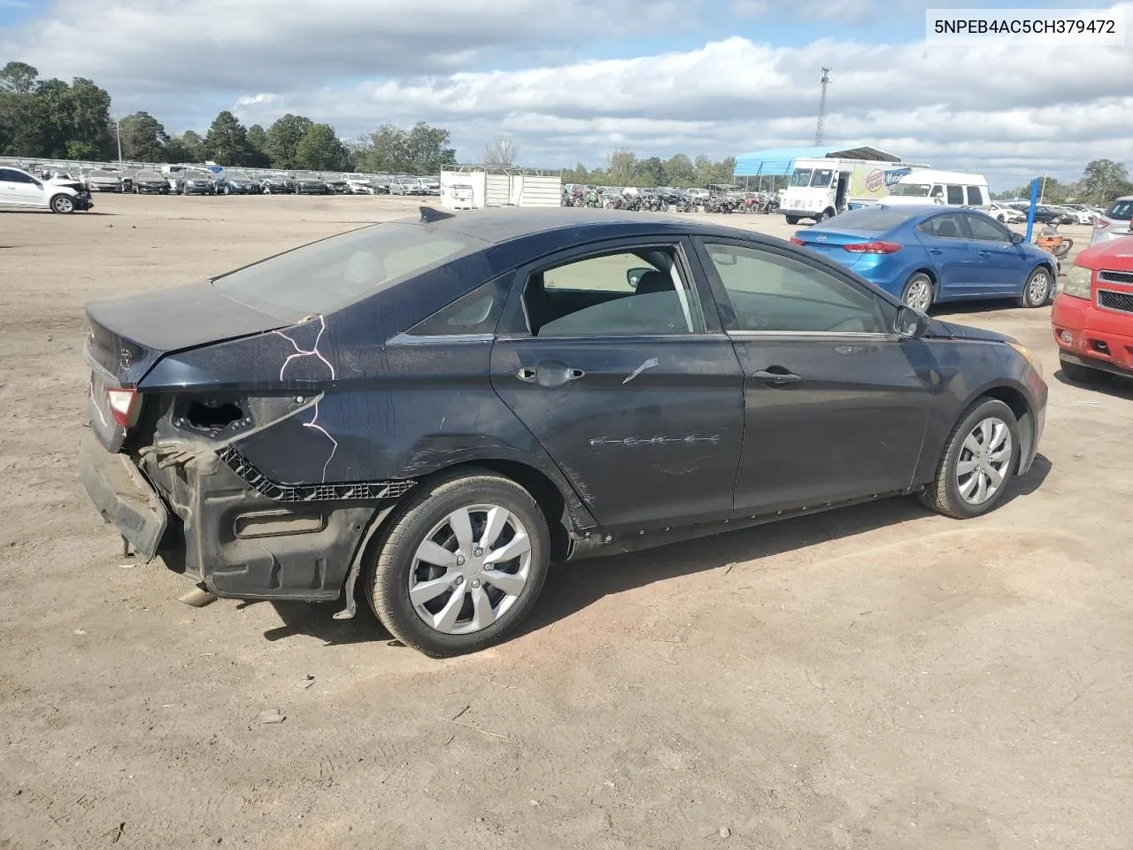 2012 Hyundai Sonata Gls VIN: 5NPEB4AC5CH379472 Lot: 78231914