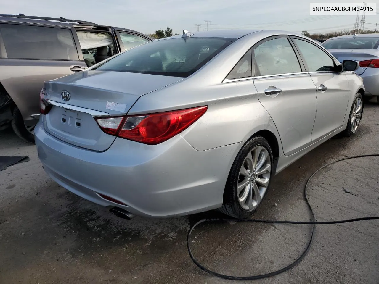 2012 Hyundai Sonata Se VIN: 5NPEC4AC8CH434915 Lot: 78264994