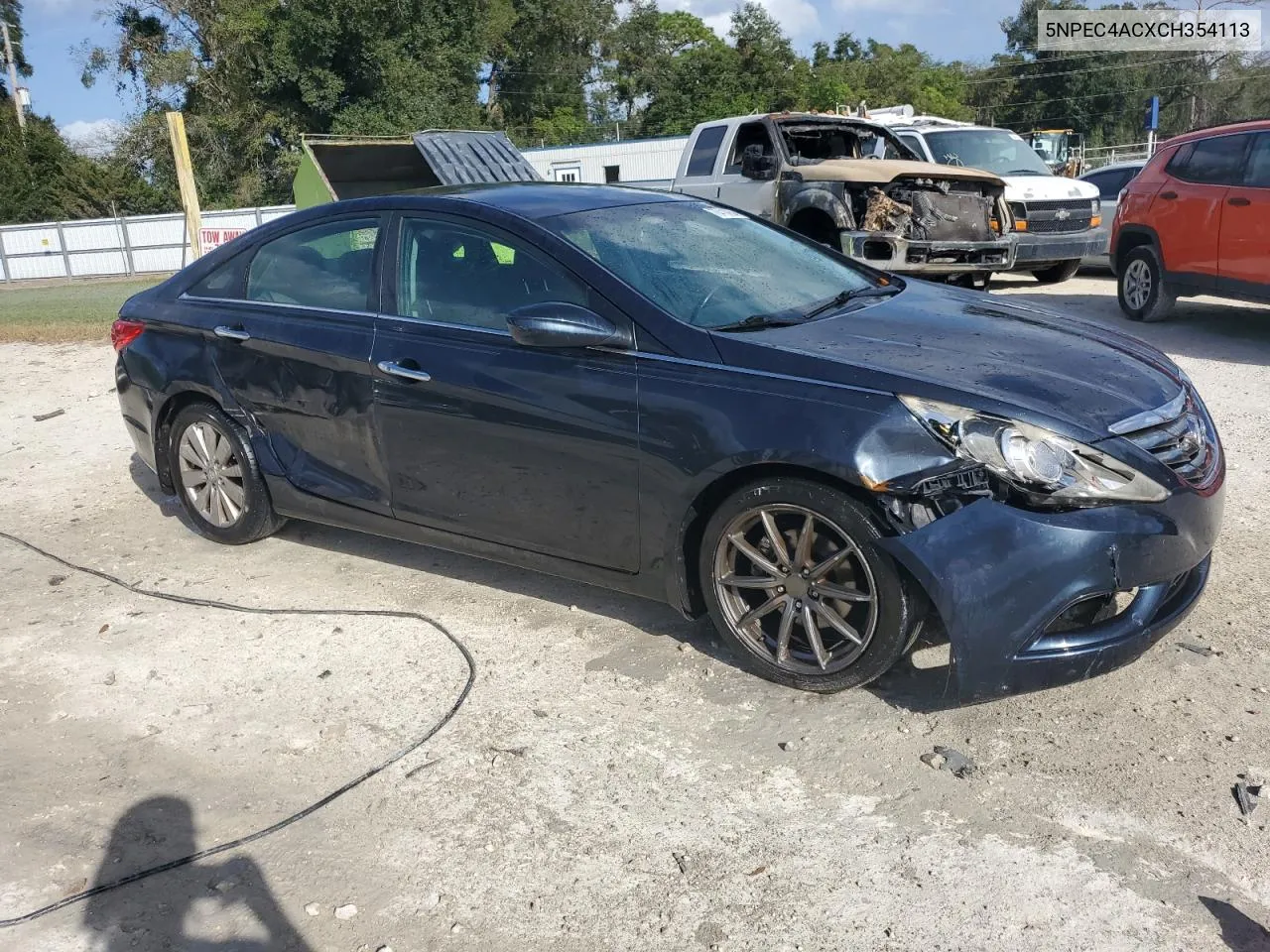 2012 Hyundai Sonata Se VIN: 5NPEC4ACXCH354113 Lot: 78410054