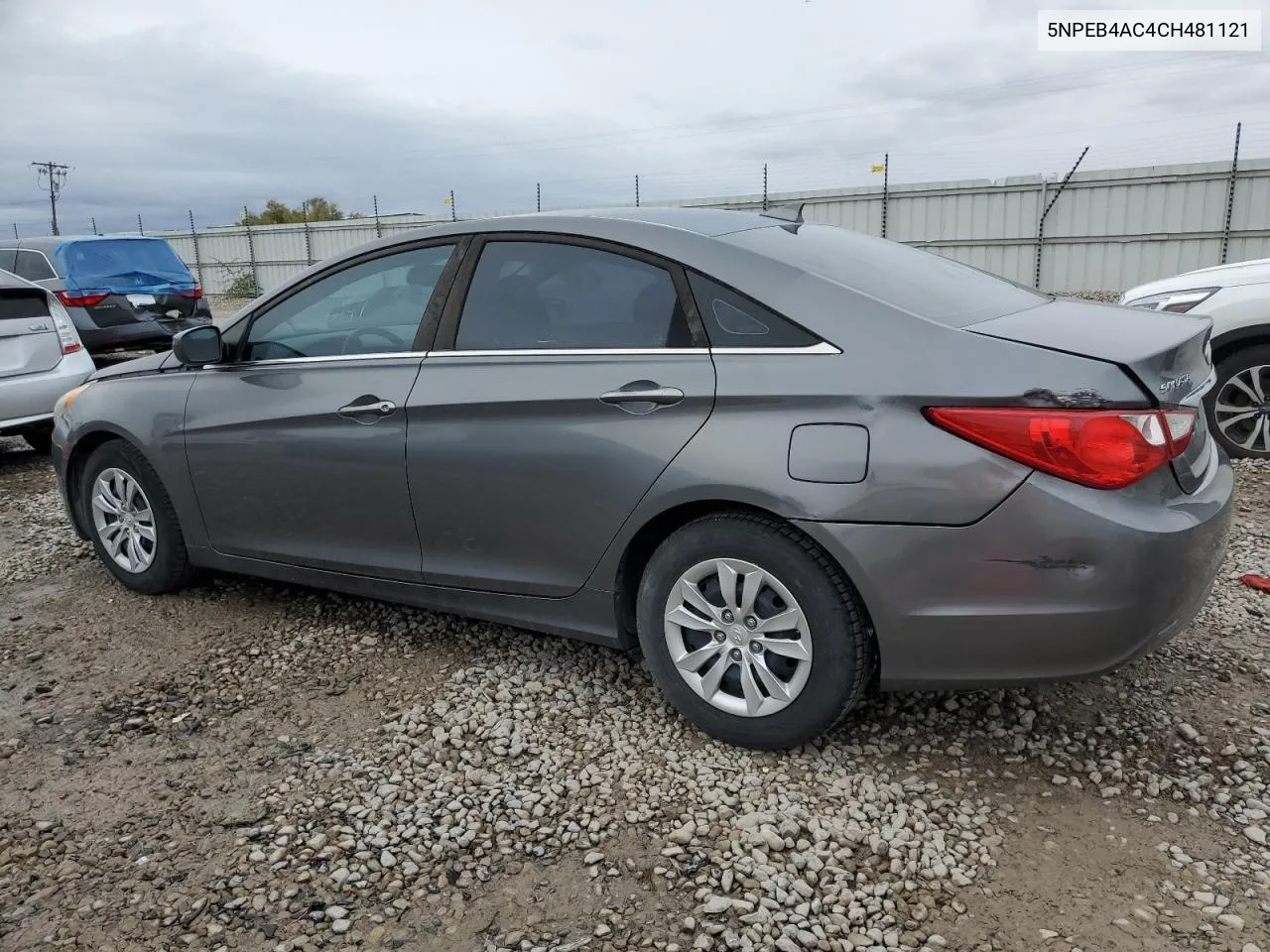 2012 Hyundai Sonata Gls VIN: 5NPEB4AC4CH481121 Lot: 78518894