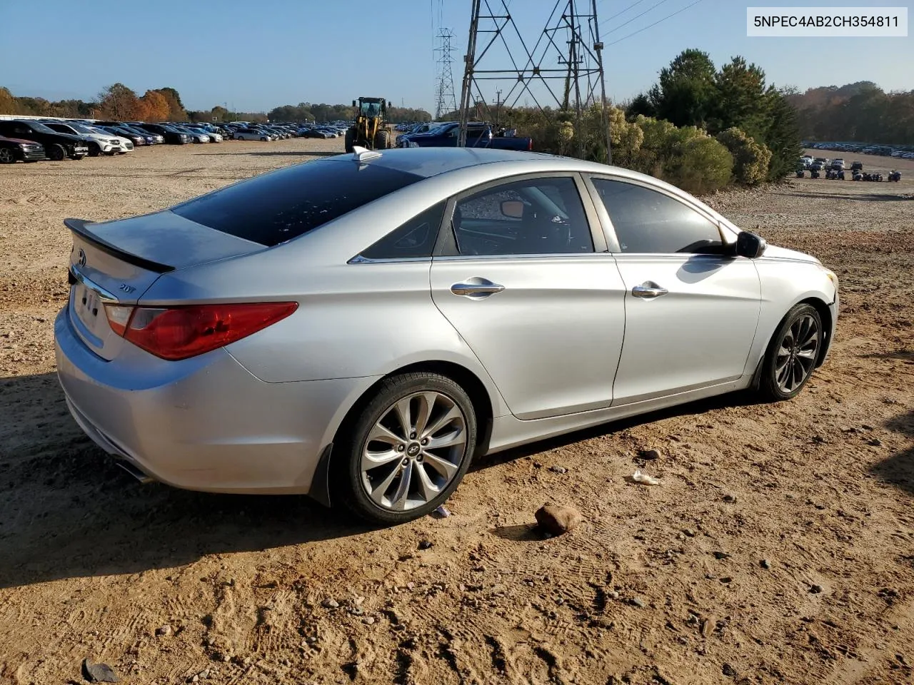 2012 Hyundai Sonata Se VIN: 5NPEC4AB2CH354811 Lot: 78664394