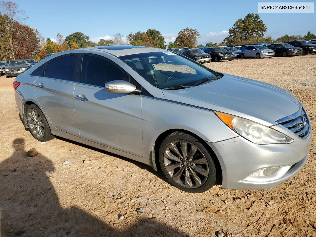 2012 Hyundai Sonata Se VIN: 5NPEC4AB2CH354811 Lot: 78664394