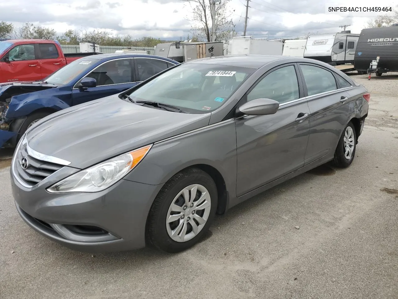 2012 Hyundai Sonata Gls VIN: 5NPEB4AC1CH459464 Lot: 78741844