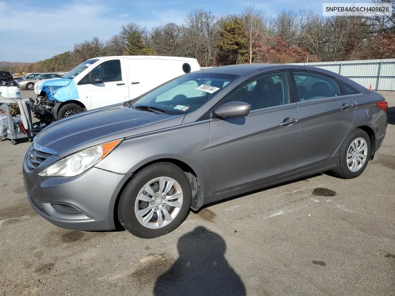 2012 Hyundai Sonata Gls VIN: 5NPEB4AC6CH405626 Lot: 78800764