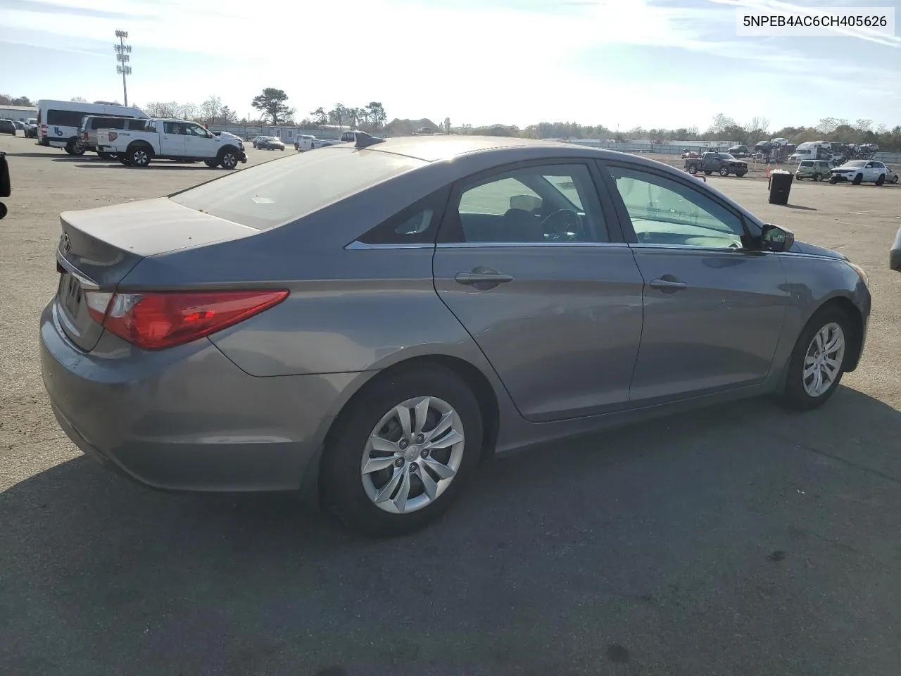 2012 Hyundai Sonata Gls VIN: 5NPEB4AC6CH405626 Lot: 78800764