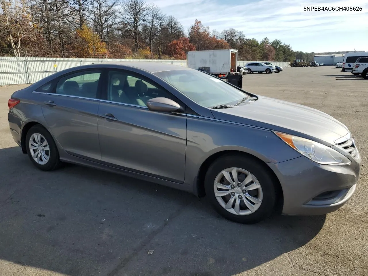 2012 Hyundai Sonata Gls VIN: 5NPEB4AC6CH405626 Lot: 78800764