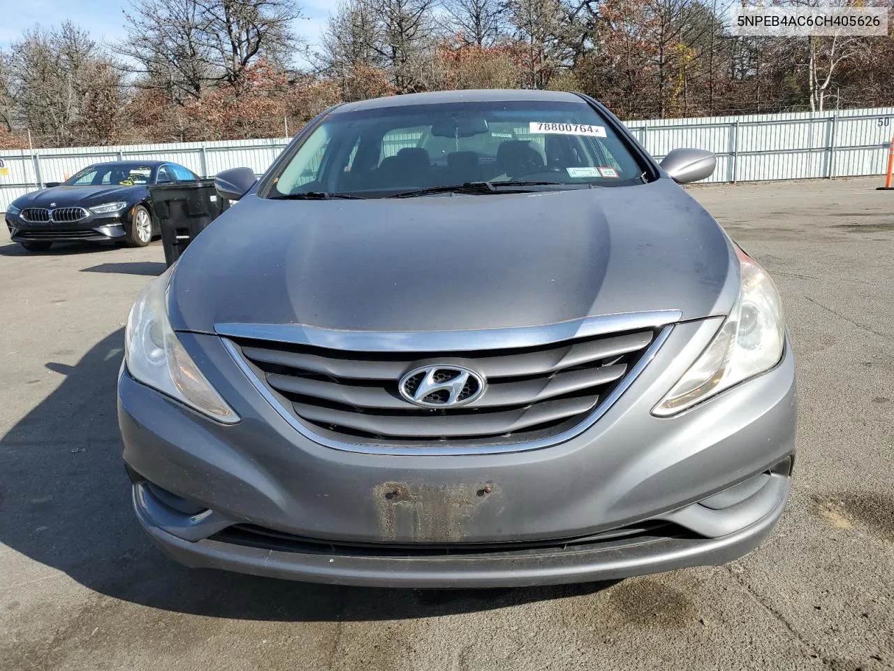 2012 Hyundai Sonata Gls VIN: 5NPEB4AC6CH405626 Lot: 78800764