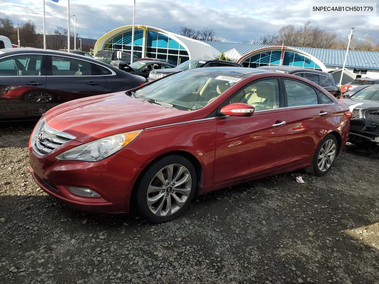 2012 Hyundai Sonata Se VIN: 5NPEC4AB1CH501779 Lot: 78880694