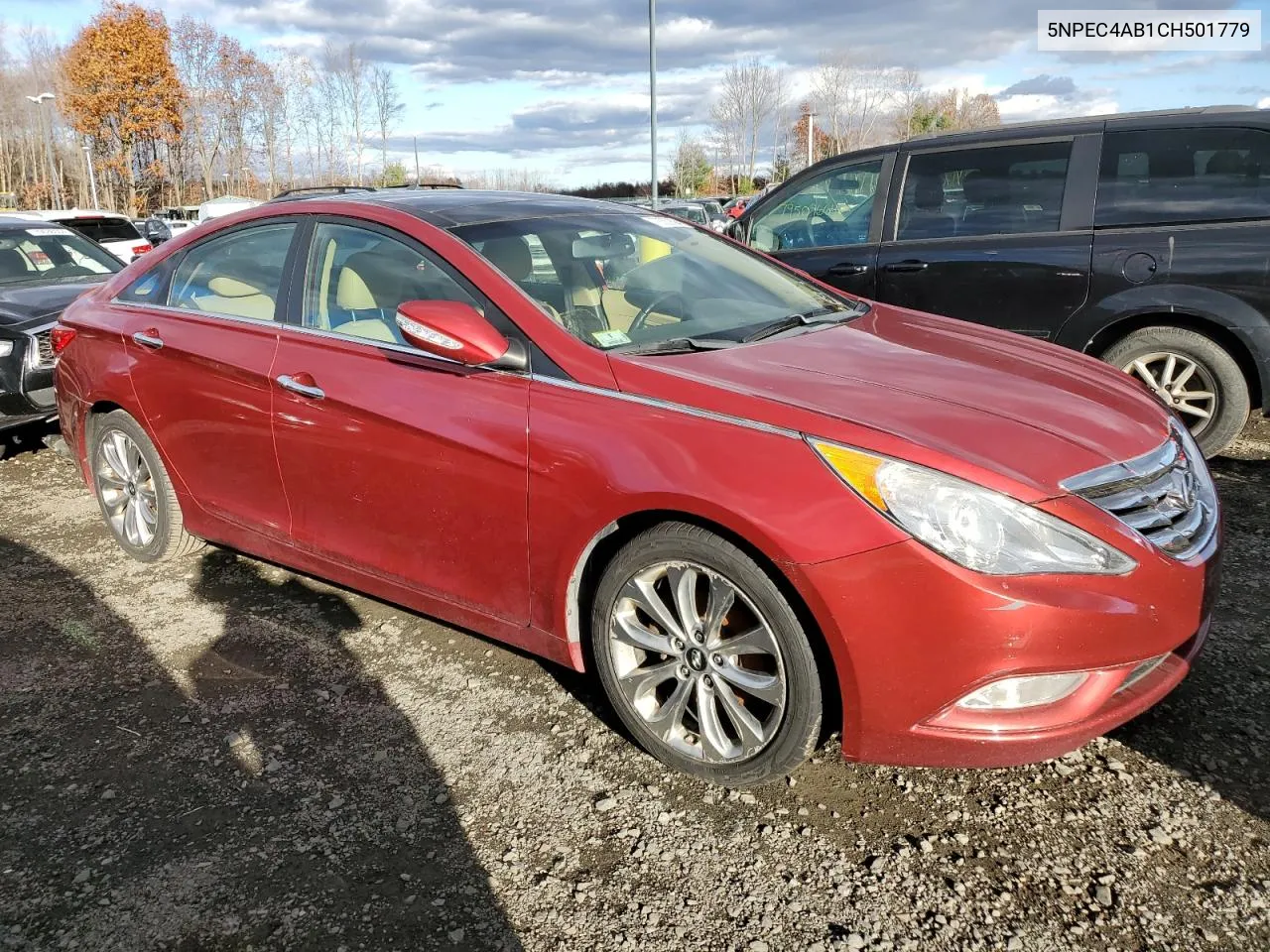 2012 Hyundai Sonata Se VIN: 5NPEC4AB1CH501779 Lot: 78880694