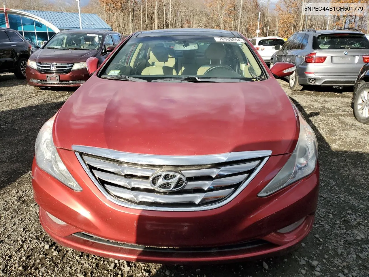 2012 Hyundai Sonata Se VIN: 5NPEC4AB1CH501779 Lot: 78880694