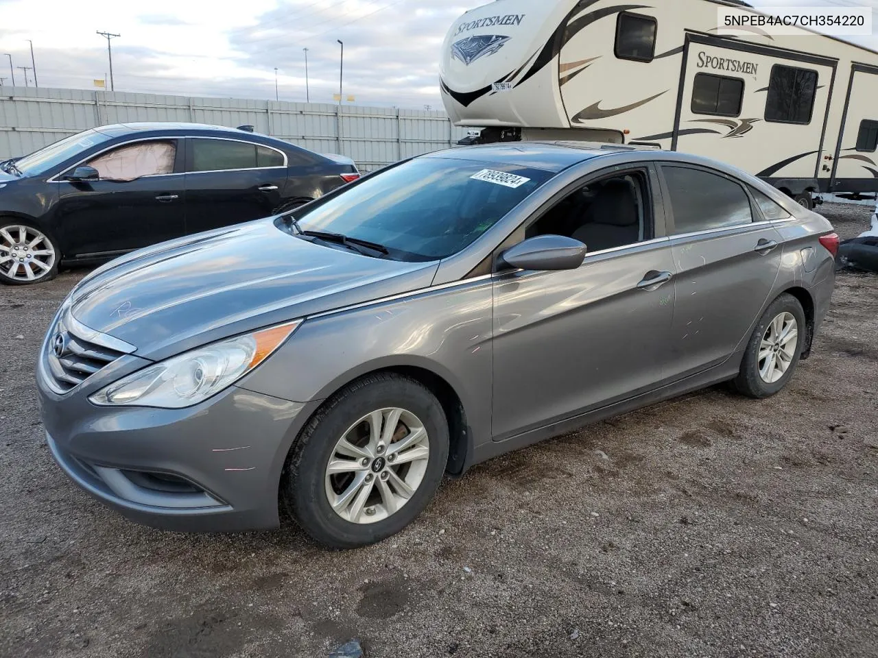 2012 Hyundai Sonata Gls VIN: 5NPEB4AC7CH354220 Lot: 78939824