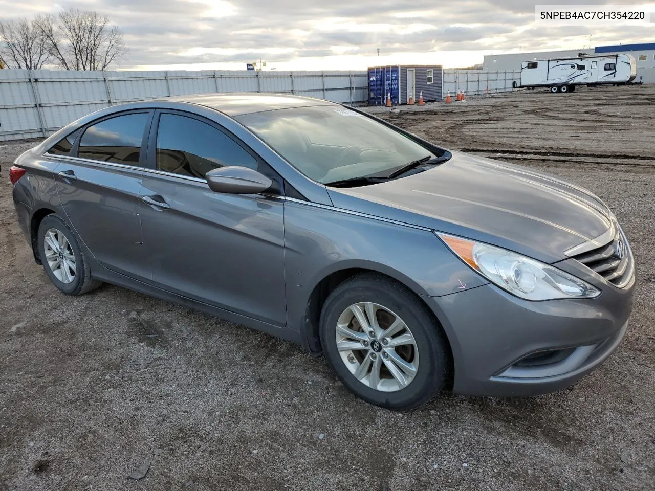 2012 Hyundai Sonata Gls VIN: 5NPEB4AC7CH354220 Lot: 78939824