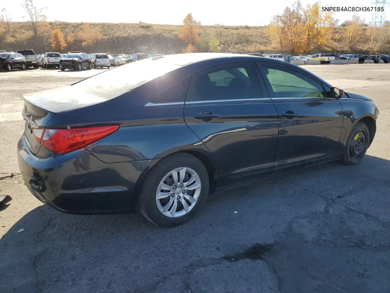 2012 Hyundai Sonata Gls VIN: 5NPEB4AC8CH367185 Lot: 78953154