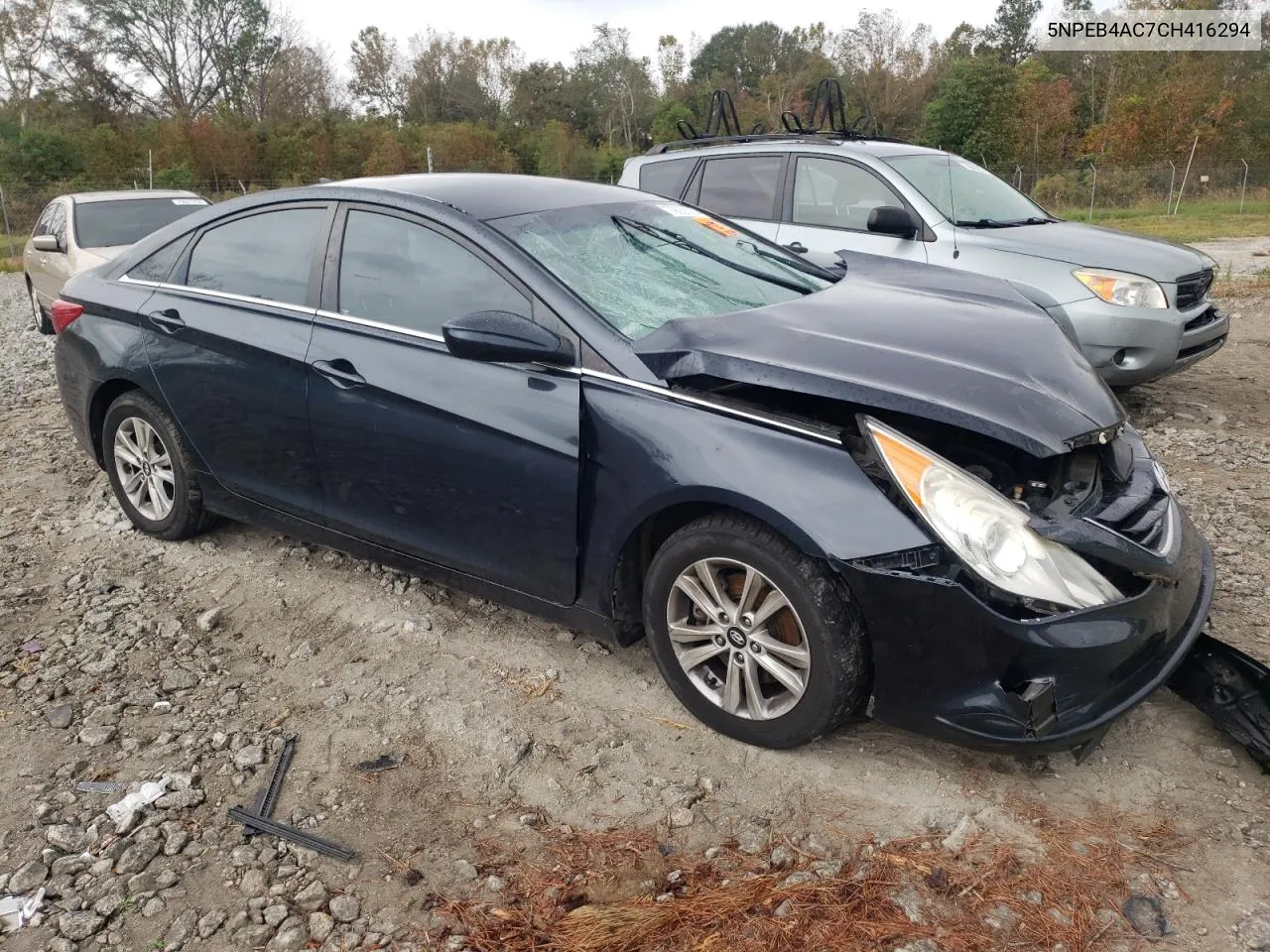 2012 Hyundai Sonata Gls VIN: 5NPEB4AC7CH416294 Lot: 79032354