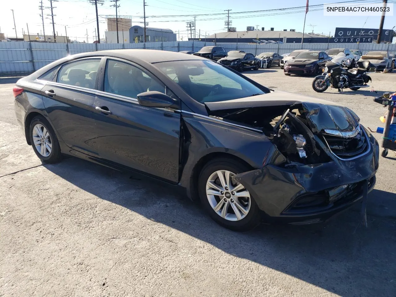 2012 Hyundai Sonata Gls VIN: 5NPEB4AC7CH460523 Lot: 79267693