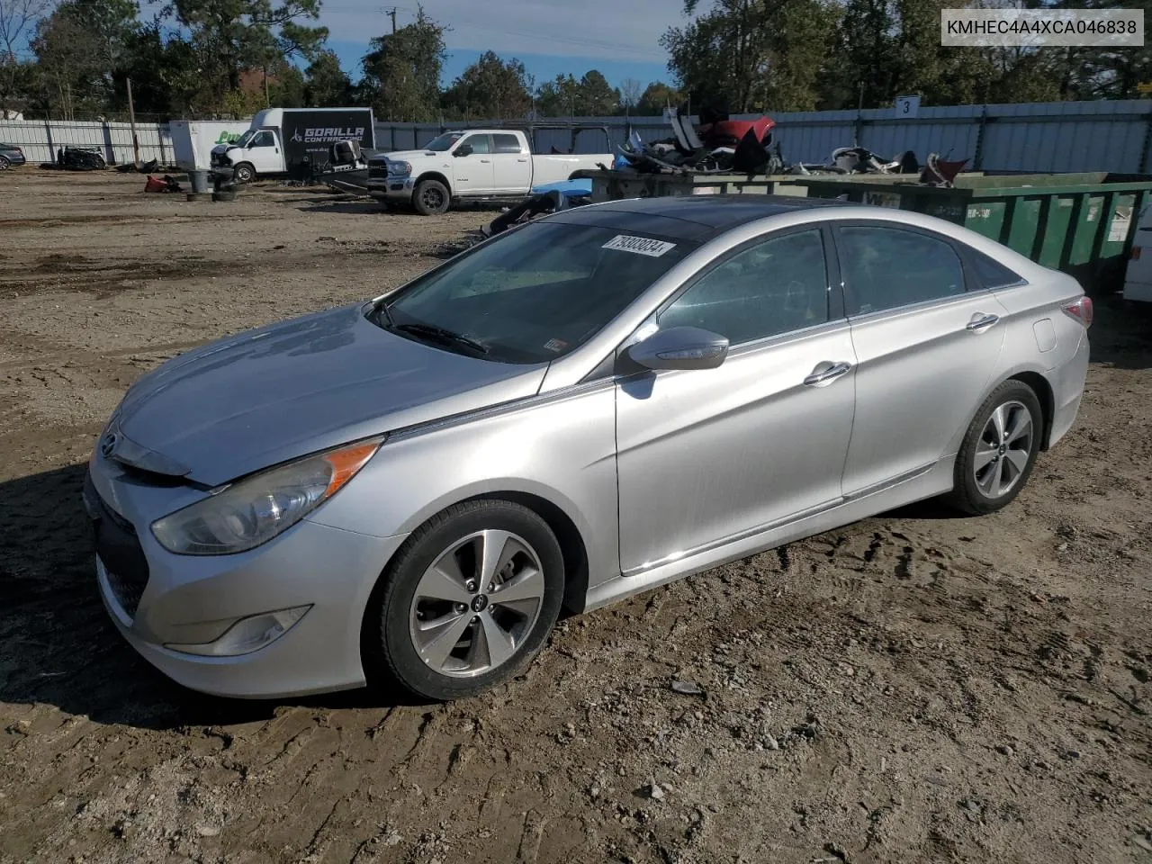 2012 Hyundai Sonata Hybrid VIN: KMHEC4A4XCA046838 Lot: 79303034