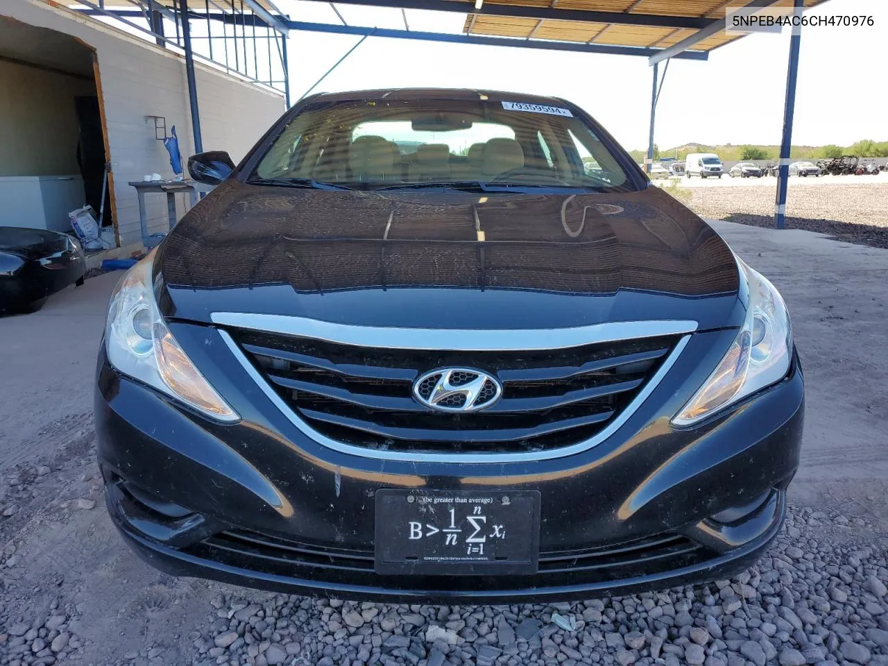 2012 Hyundai Sonata Gls VIN: 5NPEB4AC6CH470976 Lot: 79359594