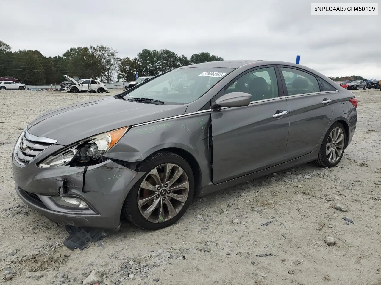 2012 Hyundai Sonata Se VIN: 5NPEC4AB7CH450109 Lot: 79480054