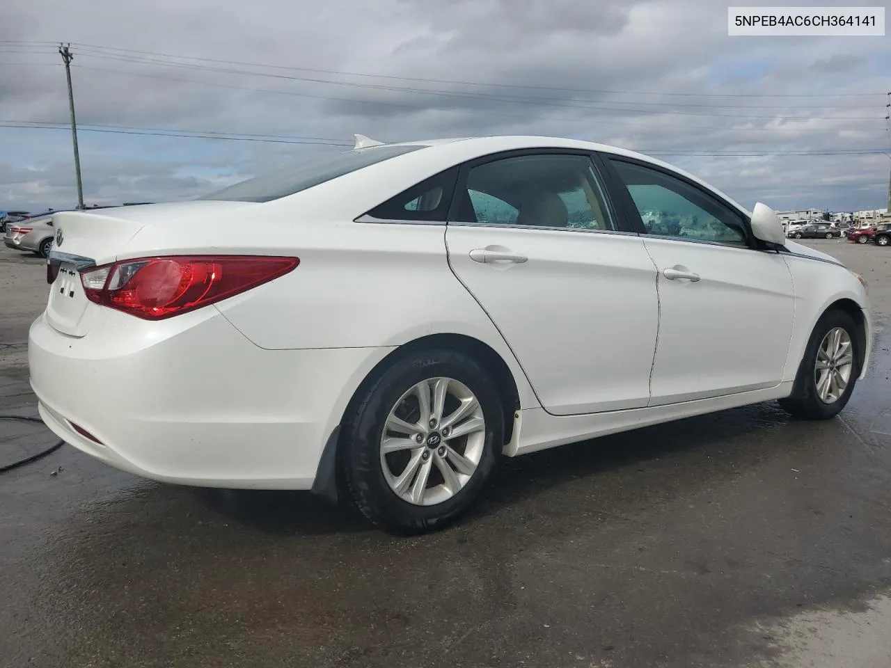 2012 Hyundai Sonata Gls VIN: 5NPEB4AC6CH364141 Lot: 79529034