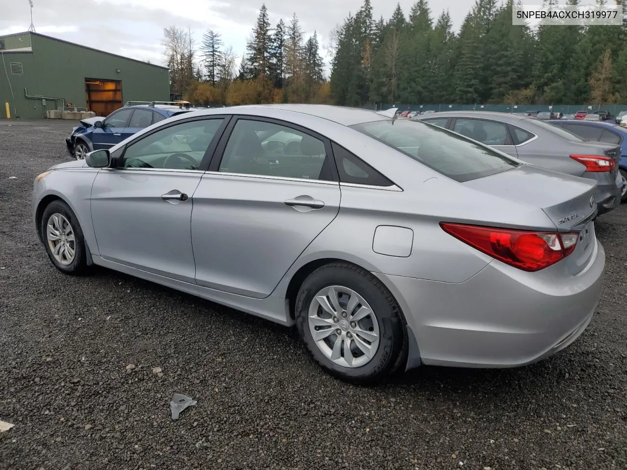 2012 Hyundai Sonata Gls VIN: 5NPEB4ACXCH319977 Lot: 79952304