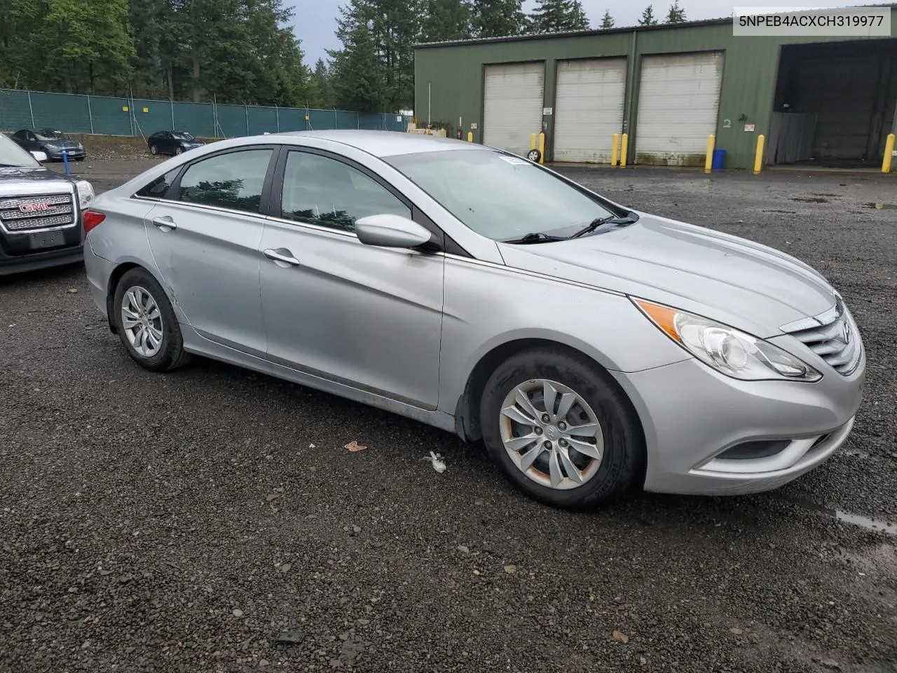 2012 Hyundai Sonata Gls VIN: 5NPEB4ACXCH319977 Lot: 79952304