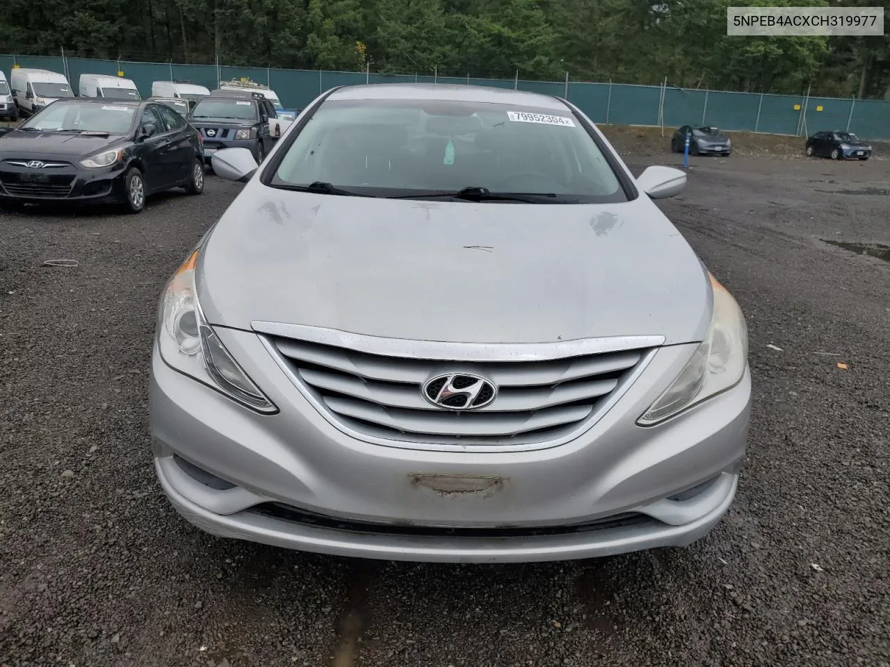 2012 Hyundai Sonata Gls VIN: 5NPEB4ACXCH319977 Lot: 79952304