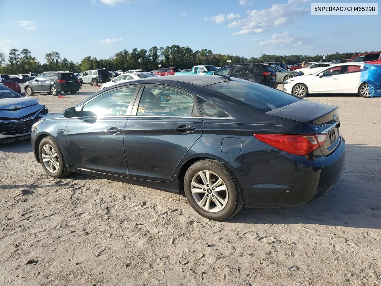 2012 Hyundai Sonata Gls VIN: 5NPEB4AC7CH465298 Lot: 80374484