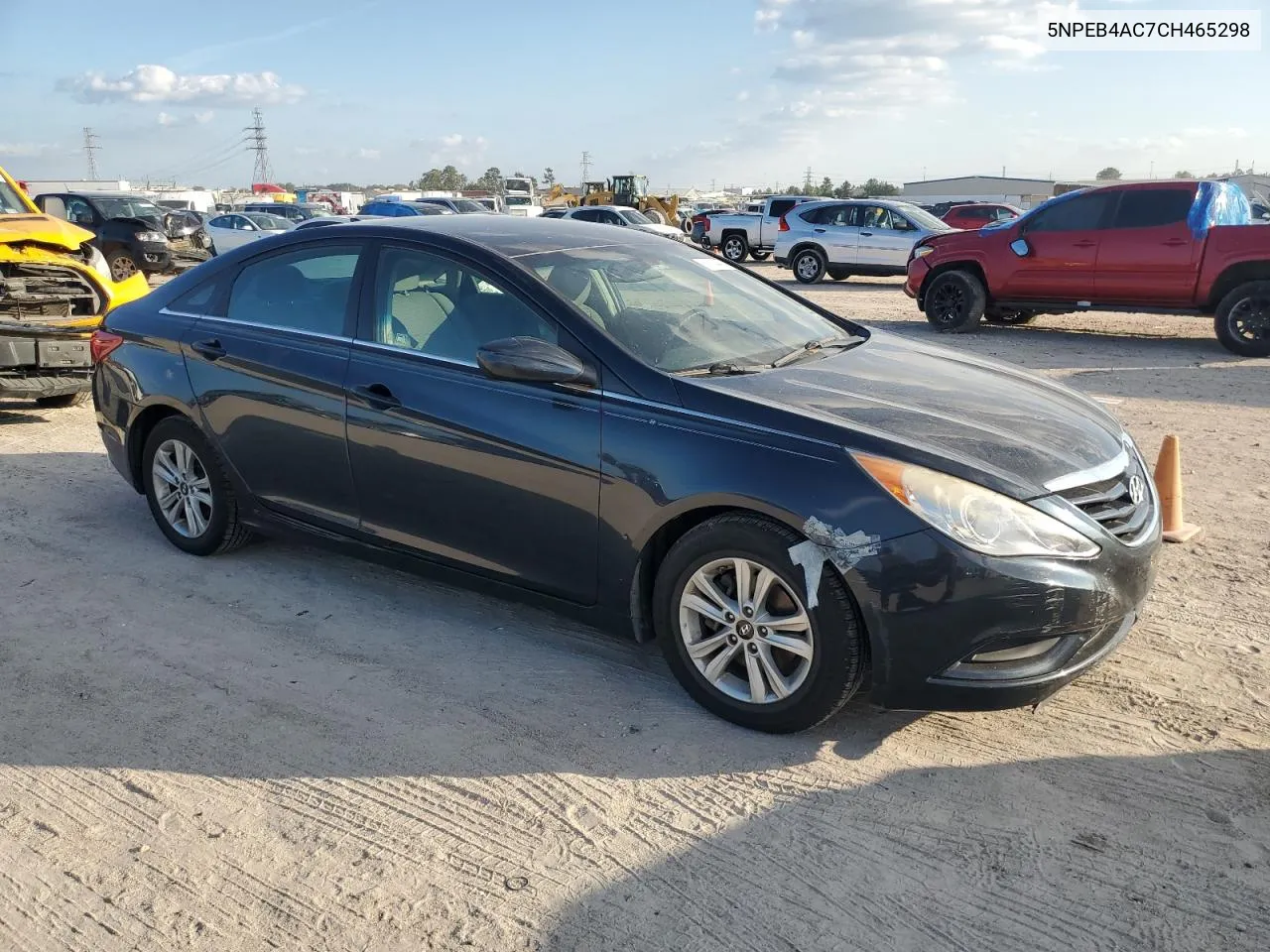 2012 Hyundai Sonata Gls VIN: 5NPEB4AC7CH465298 Lot: 80374484