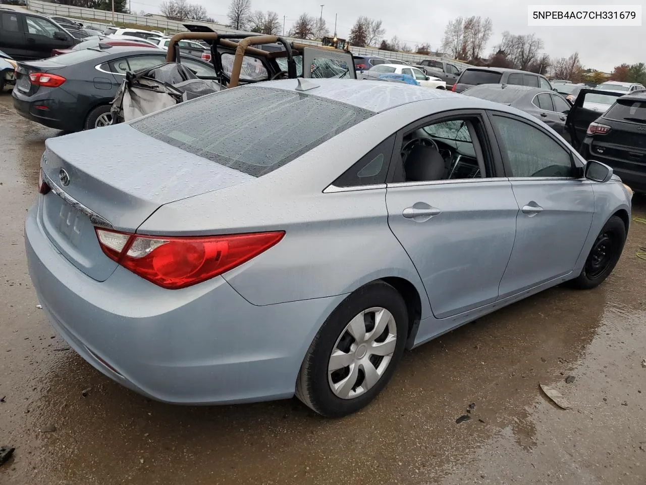 2012 Hyundai Sonata Gls VIN: 5NPEB4AC7CH331679 Lot: 81764143