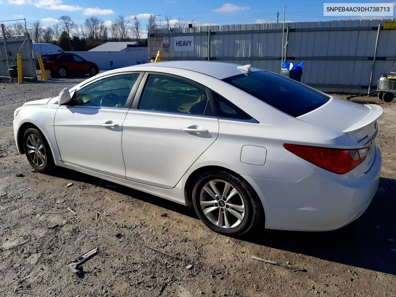 2013 Hyundai Sonata Gls VIN: 5NPEB4AC9DH738713 Lot: 37496764