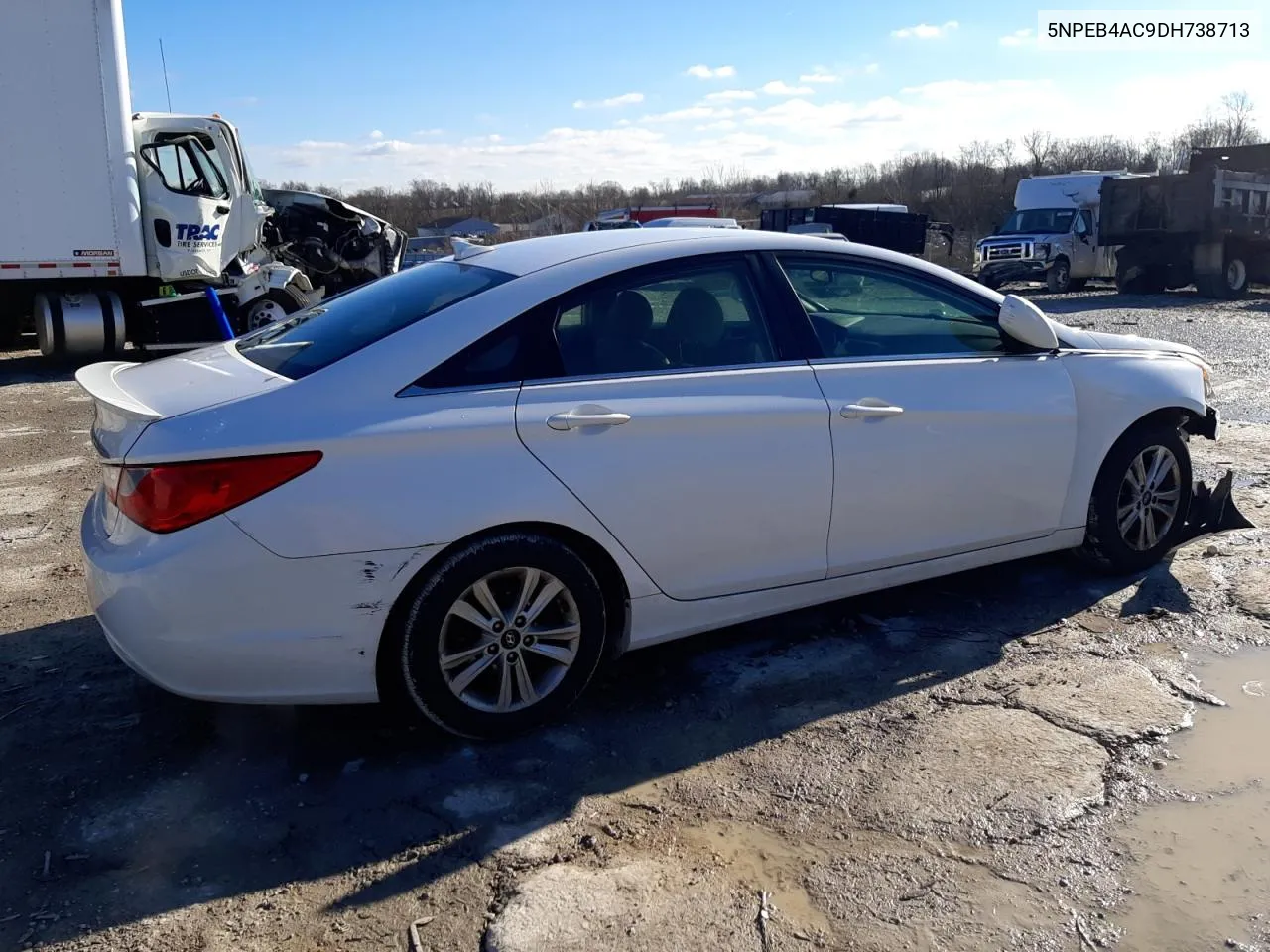 2013 Hyundai Sonata Gls VIN: 5NPEB4AC9DH738713 Lot: 37496764