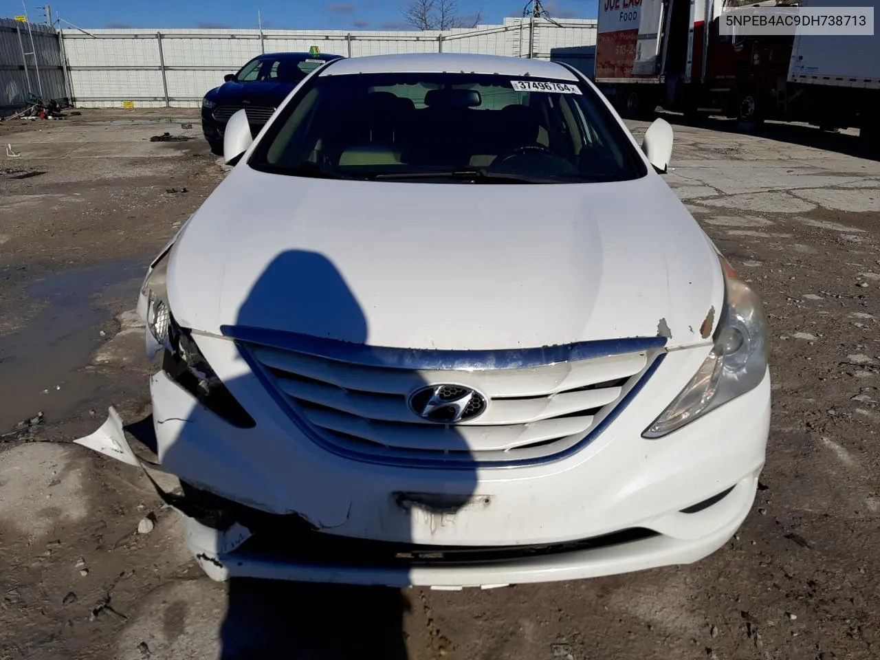 2013 Hyundai Sonata Gls VIN: 5NPEB4AC9DH738713 Lot: 37496764