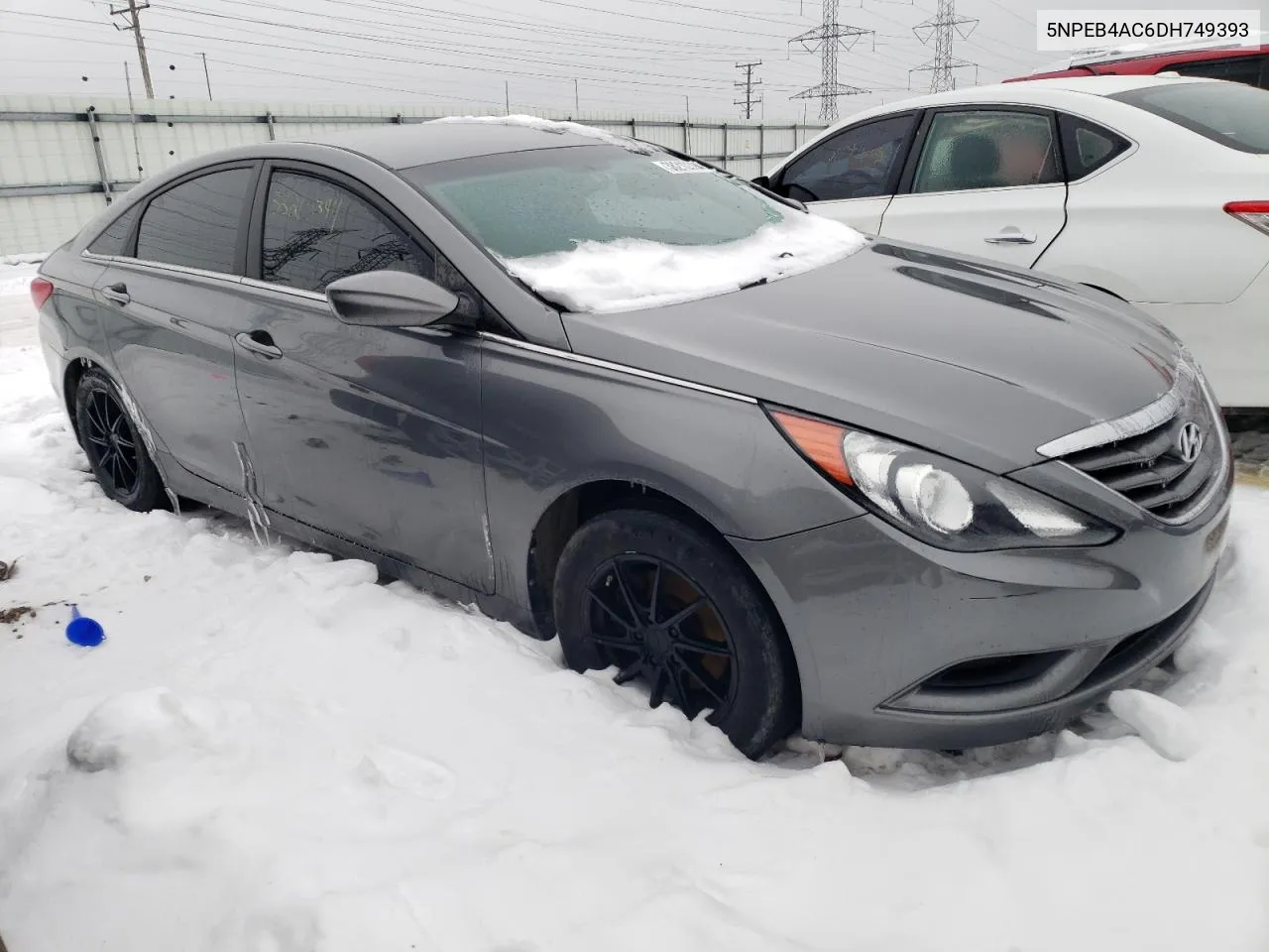 2013 Hyundai Sonata Gls VIN: 5NPEB4AC6DH749393 Lot: 38210394