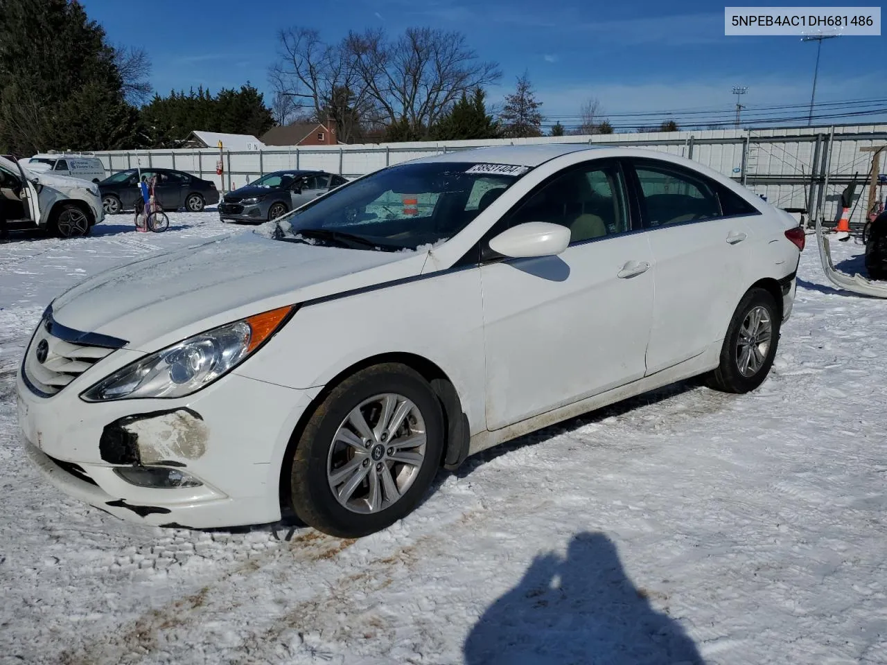 2013 Hyundai Sonata Gls VIN: 5NPEB4AC1DH681486 Lot: 38931404