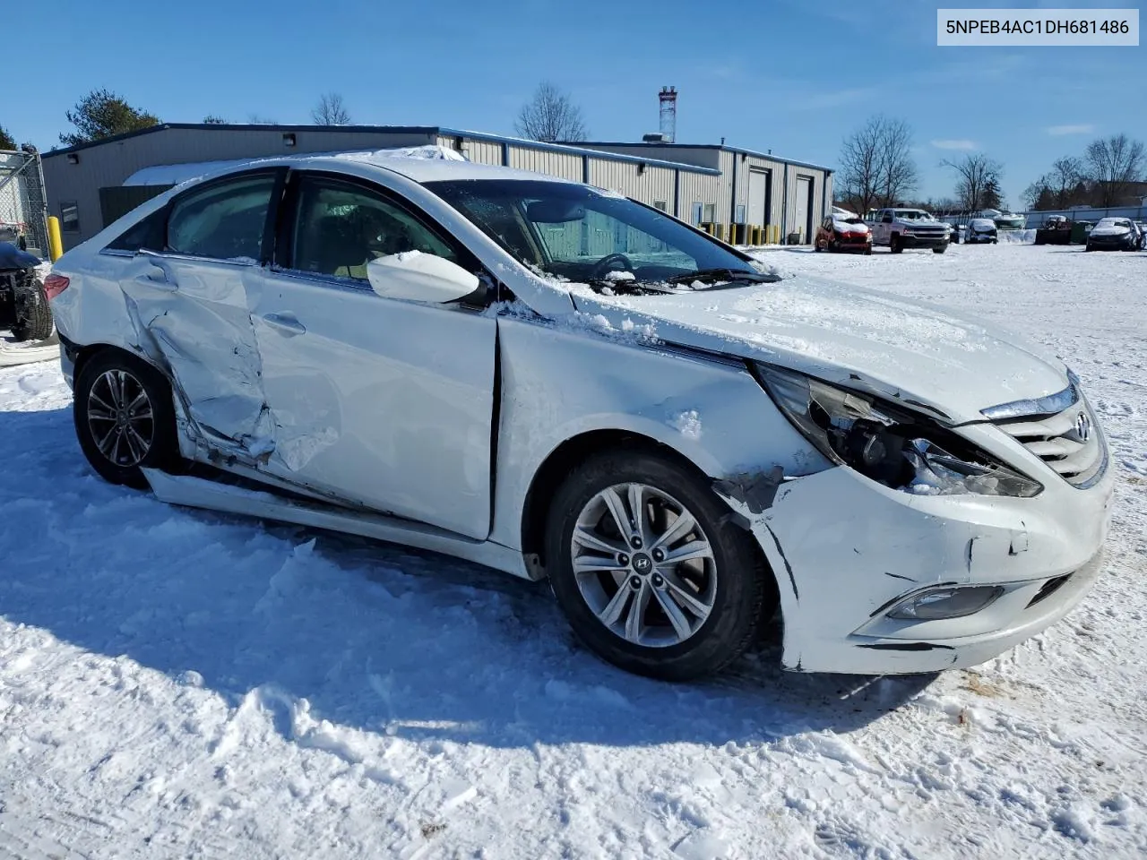 2013 Hyundai Sonata Gls VIN: 5NPEB4AC1DH681486 Lot: 38931404