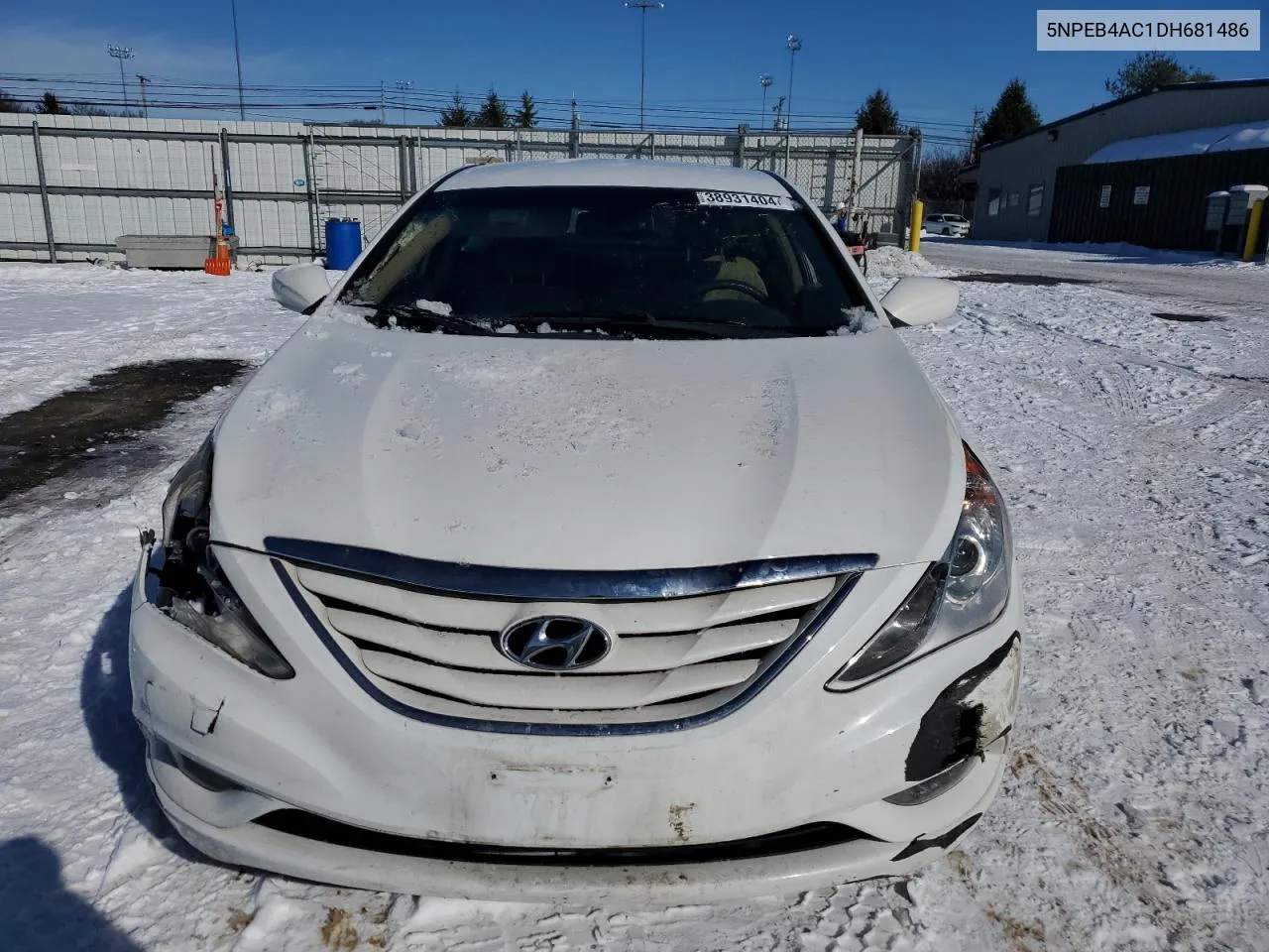 2013 Hyundai Sonata Gls VIN: 5NPEB4AC1DH681486 Lot: 38931404