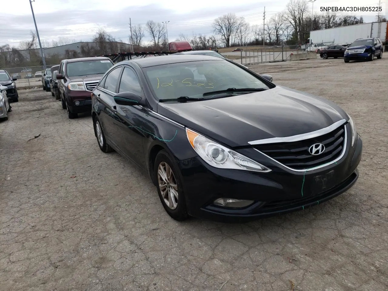 2013 Hyundai Sonata Gls VIN: 5NPEB4AC3DH805225 Lot: 41275234