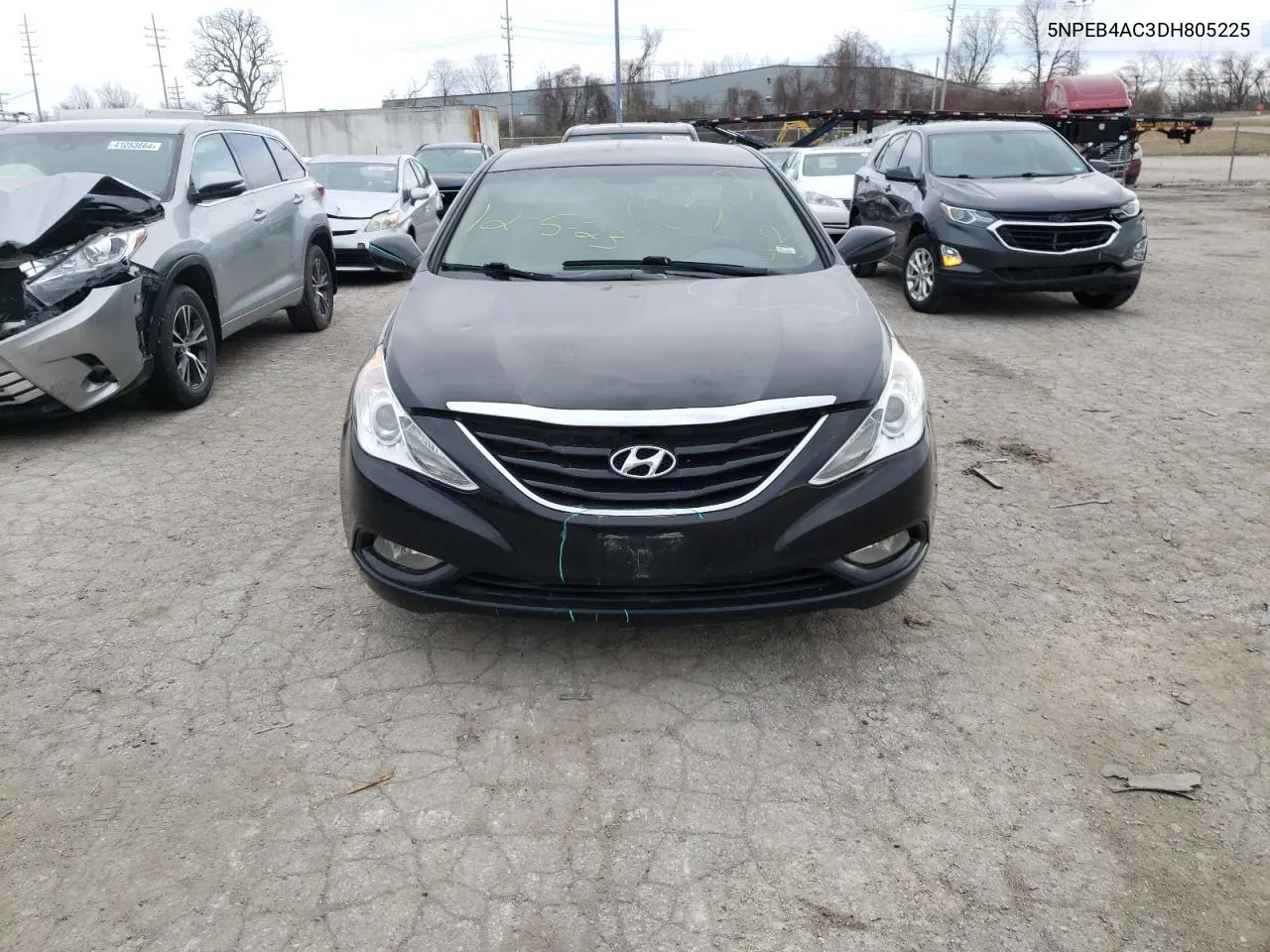 2013 Hyundai Sonata Gls VIN: 5NPEB4AC3DH805225 Lot: 41275234