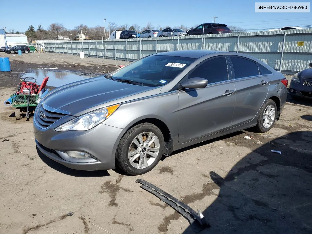 2013 Hyundai Sonata Gls VIN: 5NPEB4AC8DH786980 Lot: 45077224