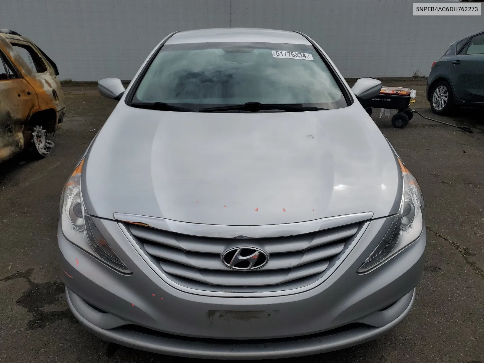 2013 Hyundai Sonata Gls VIN: 5NPEB4AC6DH762273 Lot: 51776334