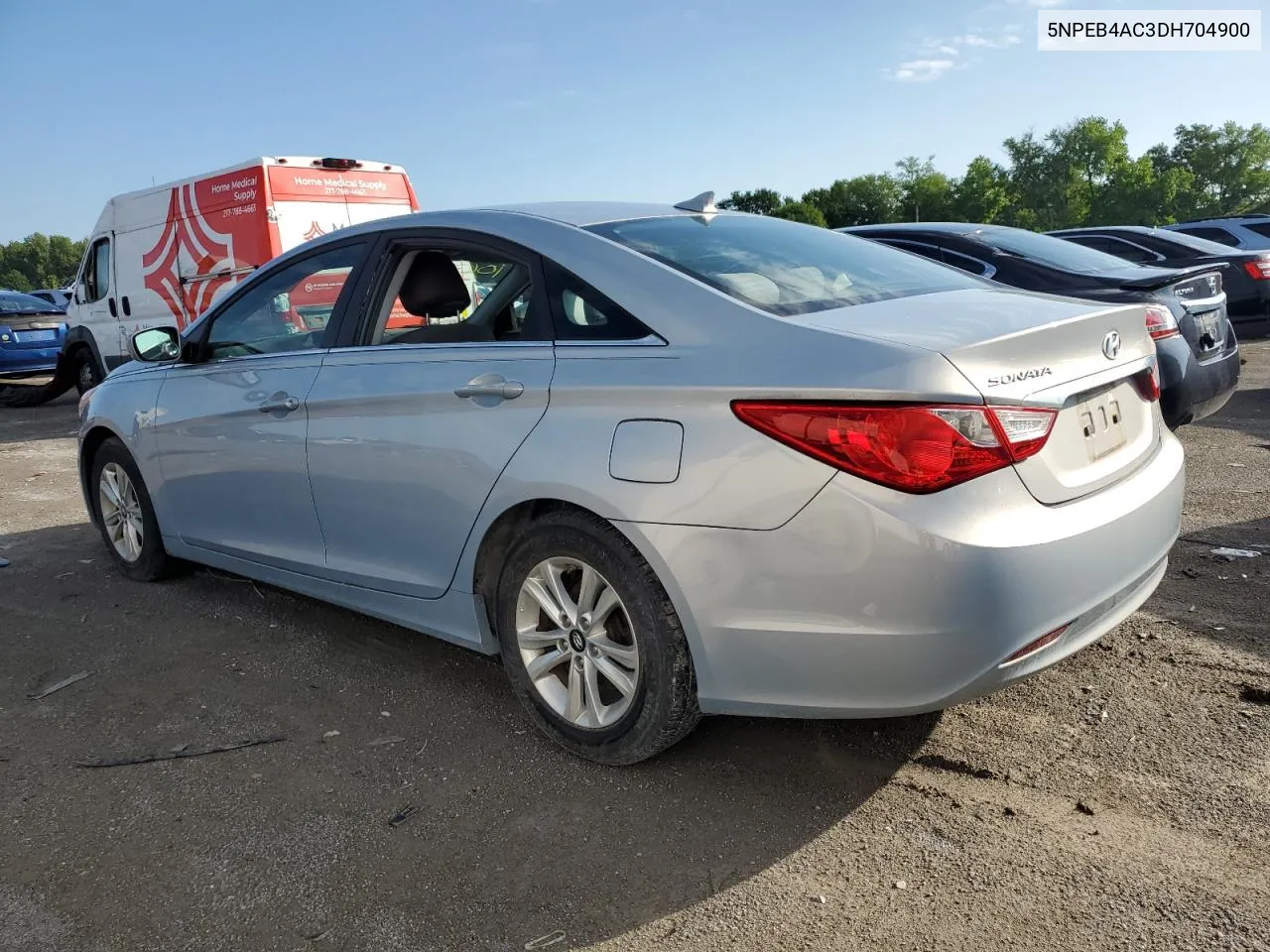 2013 Hyundai Sonata Gls VIN: 5NPEB4AC3DH704900 Lot: 54676904