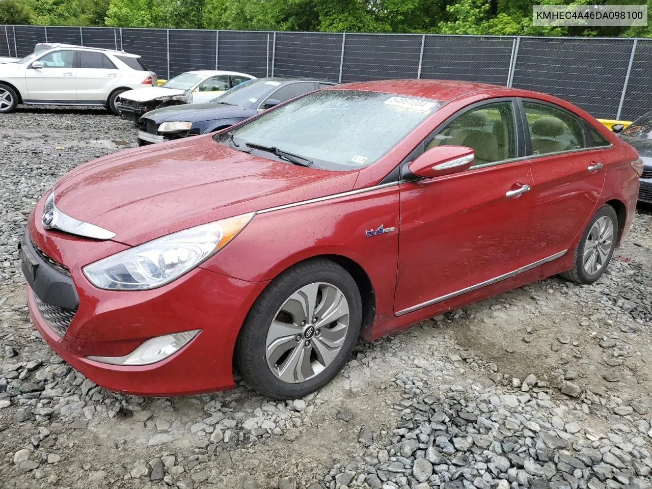 2013 Hyundai Sonata Hybrid VIN: KMHEC4A46DA098100 Lot: 54951034