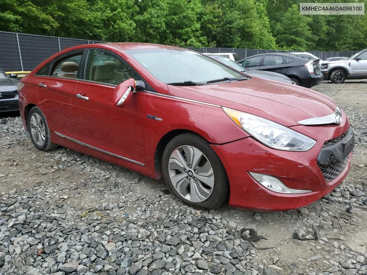 2013 Hyundai Sonata Hybrid VIN: KMHEC4A46DA098100 Lot: 54951034