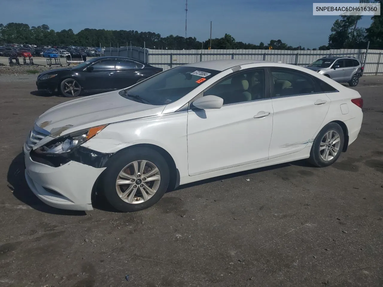 2013 Hyundai Sonata Gls VIN: 5NPEB4AC6DH616360 Lot: 57270084