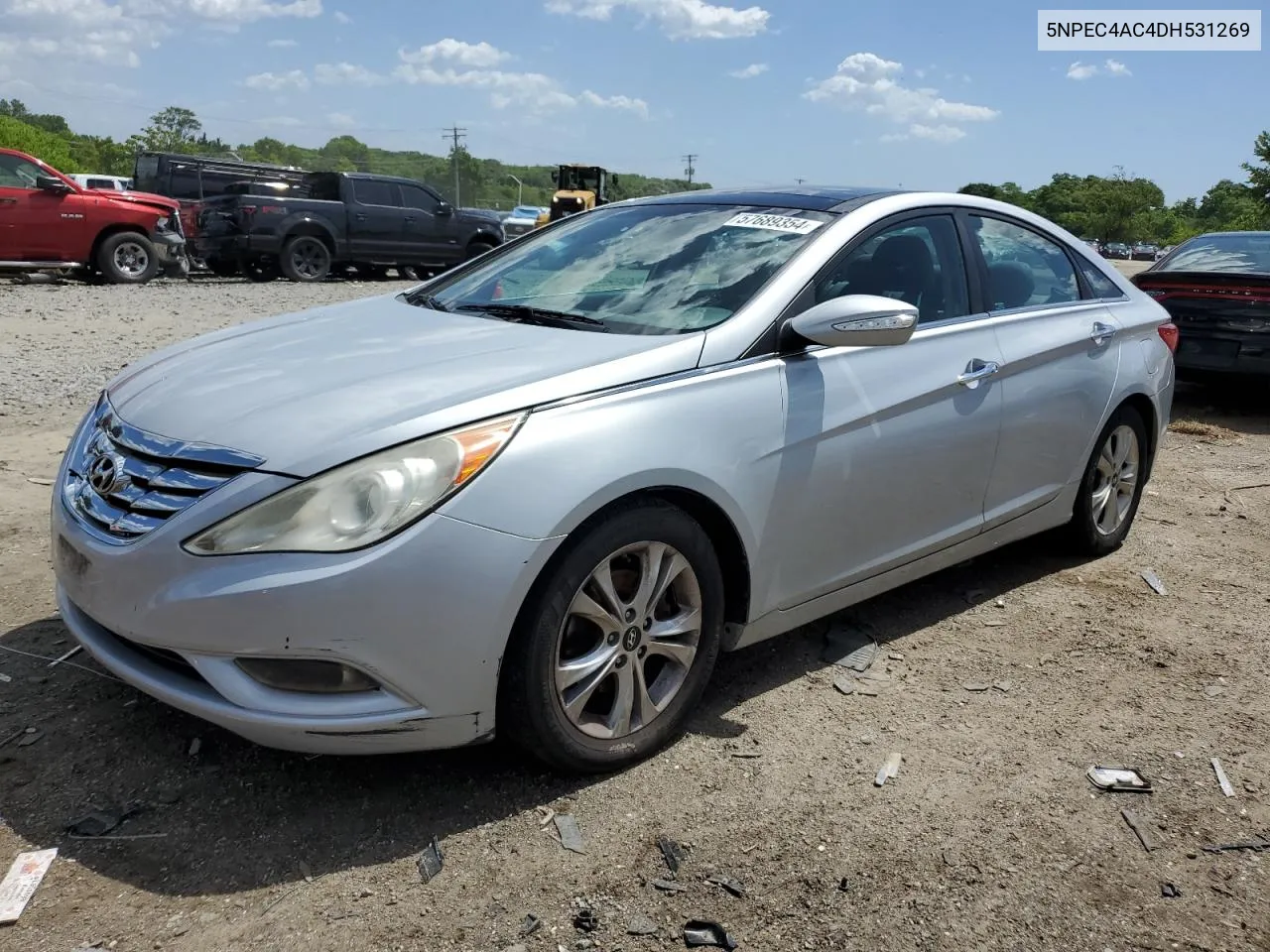 2013 Hyundai Sonata Se VIN: 5NPEC4AC4DH531269 Lot: 57689354