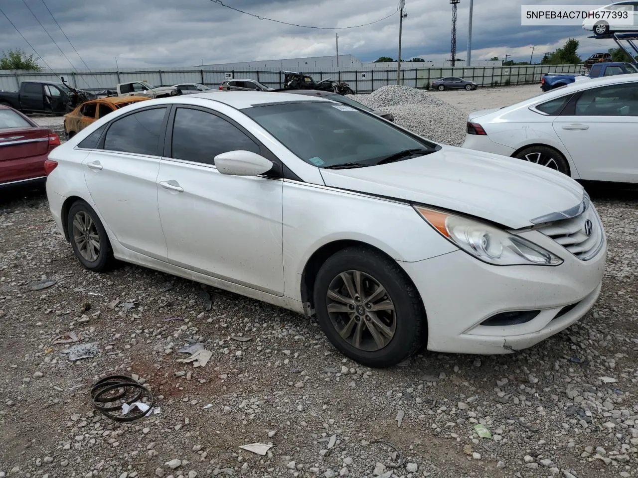 2013 Hyundai Sonata Gls VIN: 5NPEB4AC7DH677393 Lot: 58407724