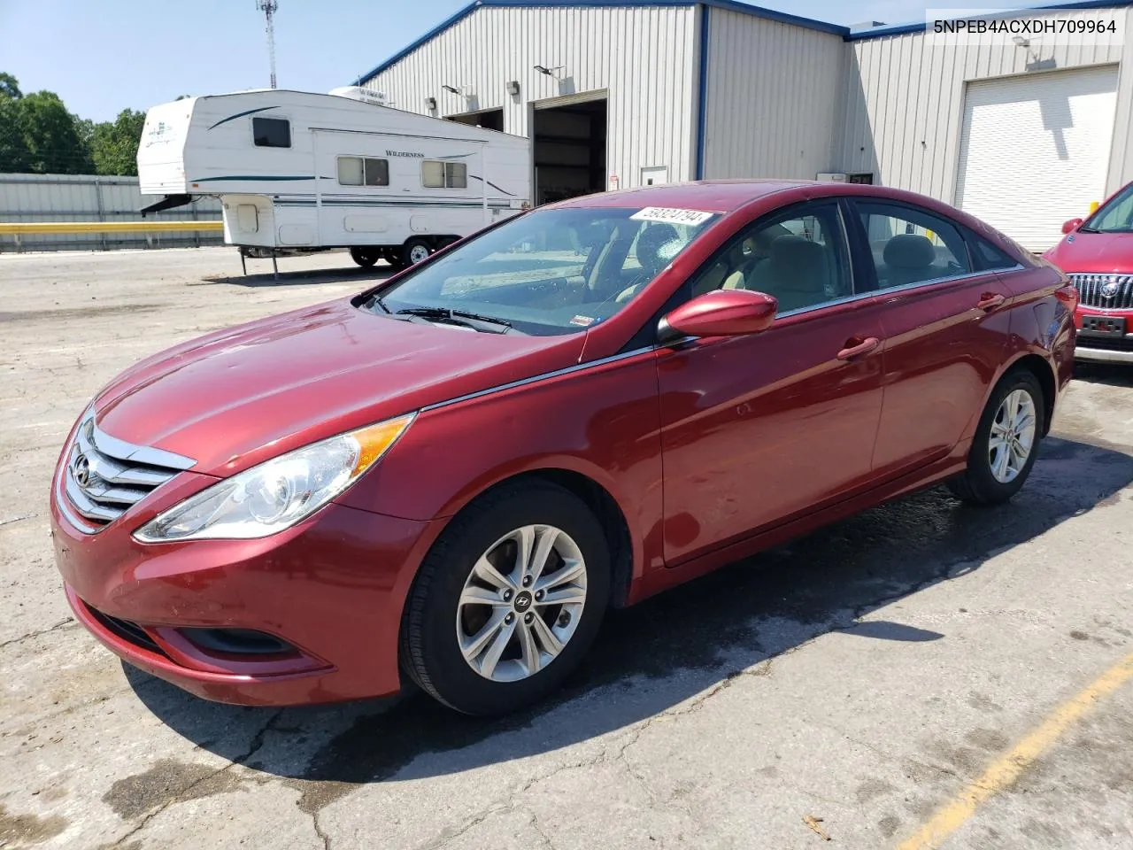 2013 Hyundai Sonata Gls VIN: 5NPEB4ACXDH709964 Lot: 59324794