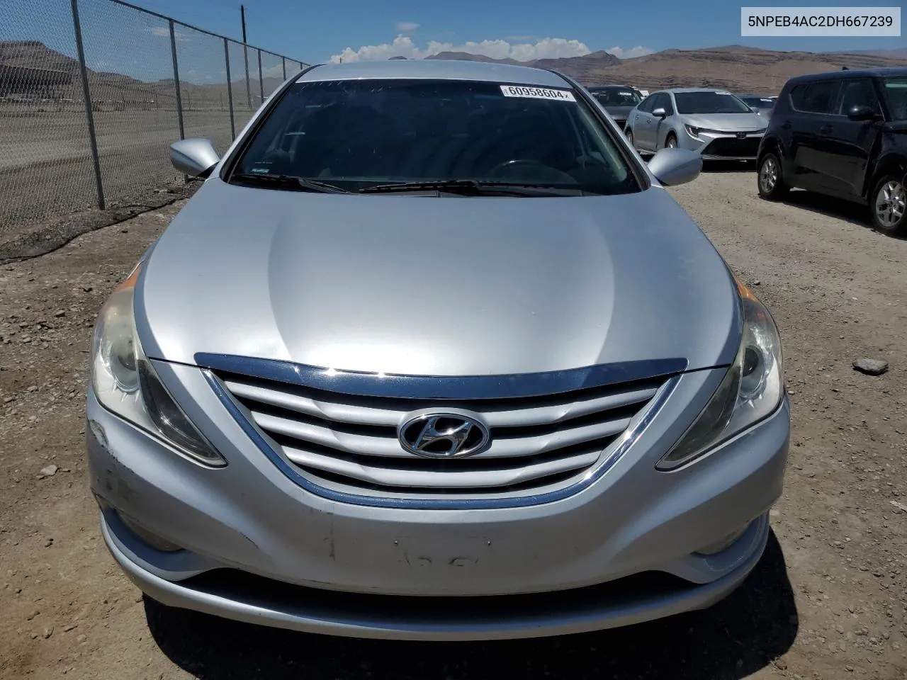 2013 Hyundai Sonata Gls VIN: 5NPEB4AC2DH667239 Lot: 60958604